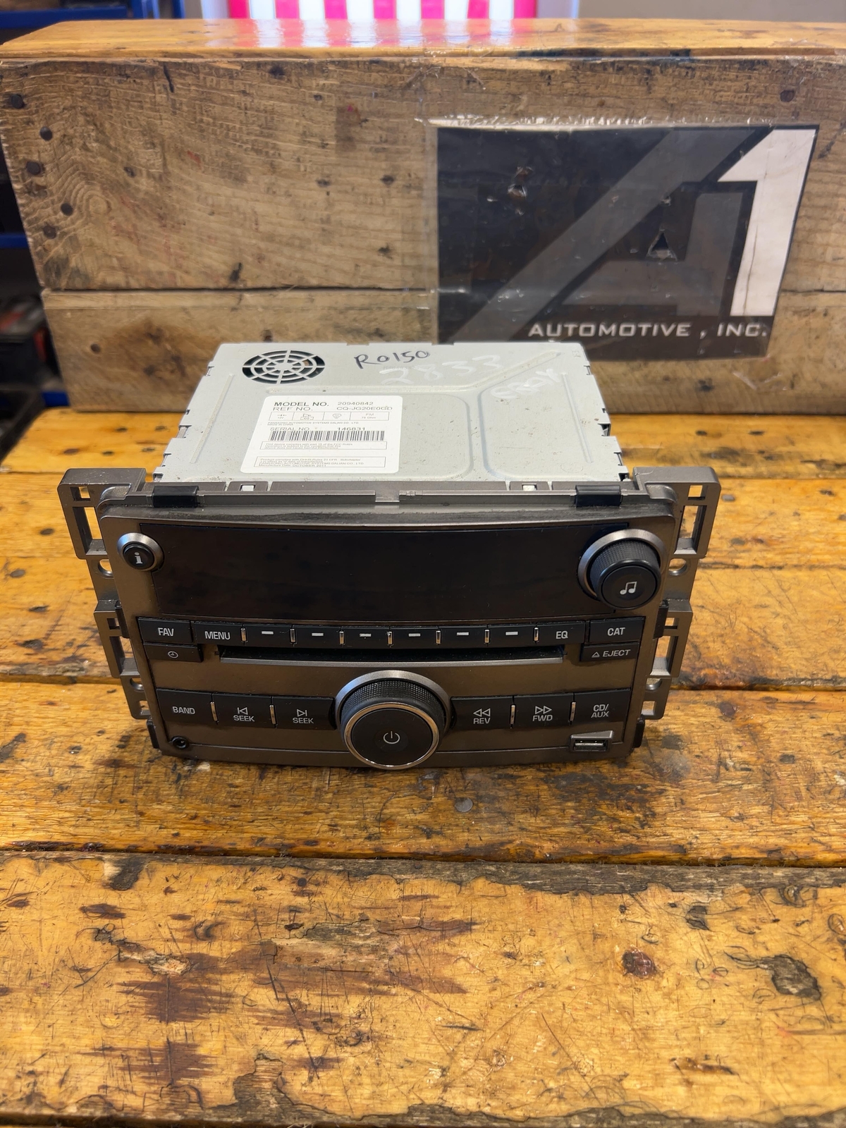 2009-2012 Chevy Malibu Radio AM/FM-CD-MP3-USB Stero Receiver Opt UUI OEM