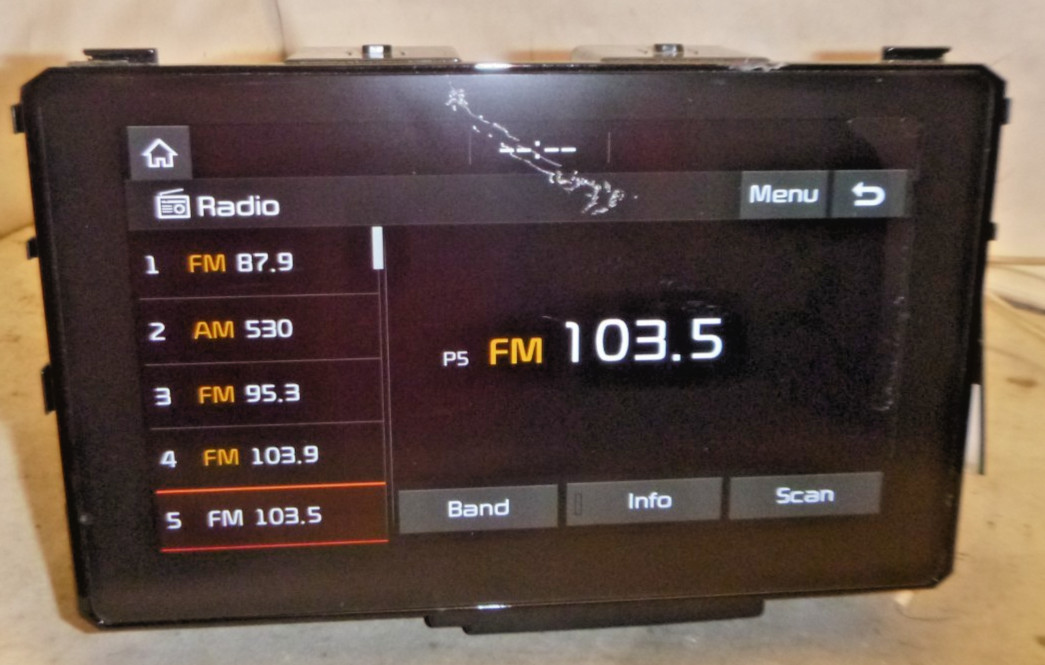 20 21 22 Kia Sportage Radio Receiver 96160D9220FHV CXP28