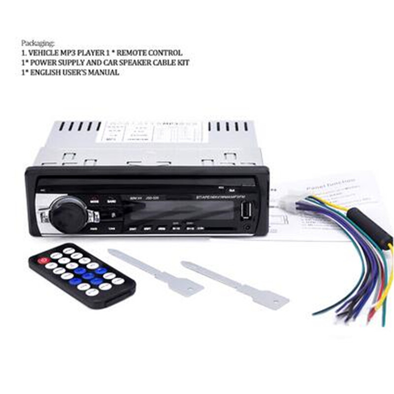 Bluetooth Car Radio Stereo MP3 Player In-Dash Audio Receiver Aux-In SD USB FM