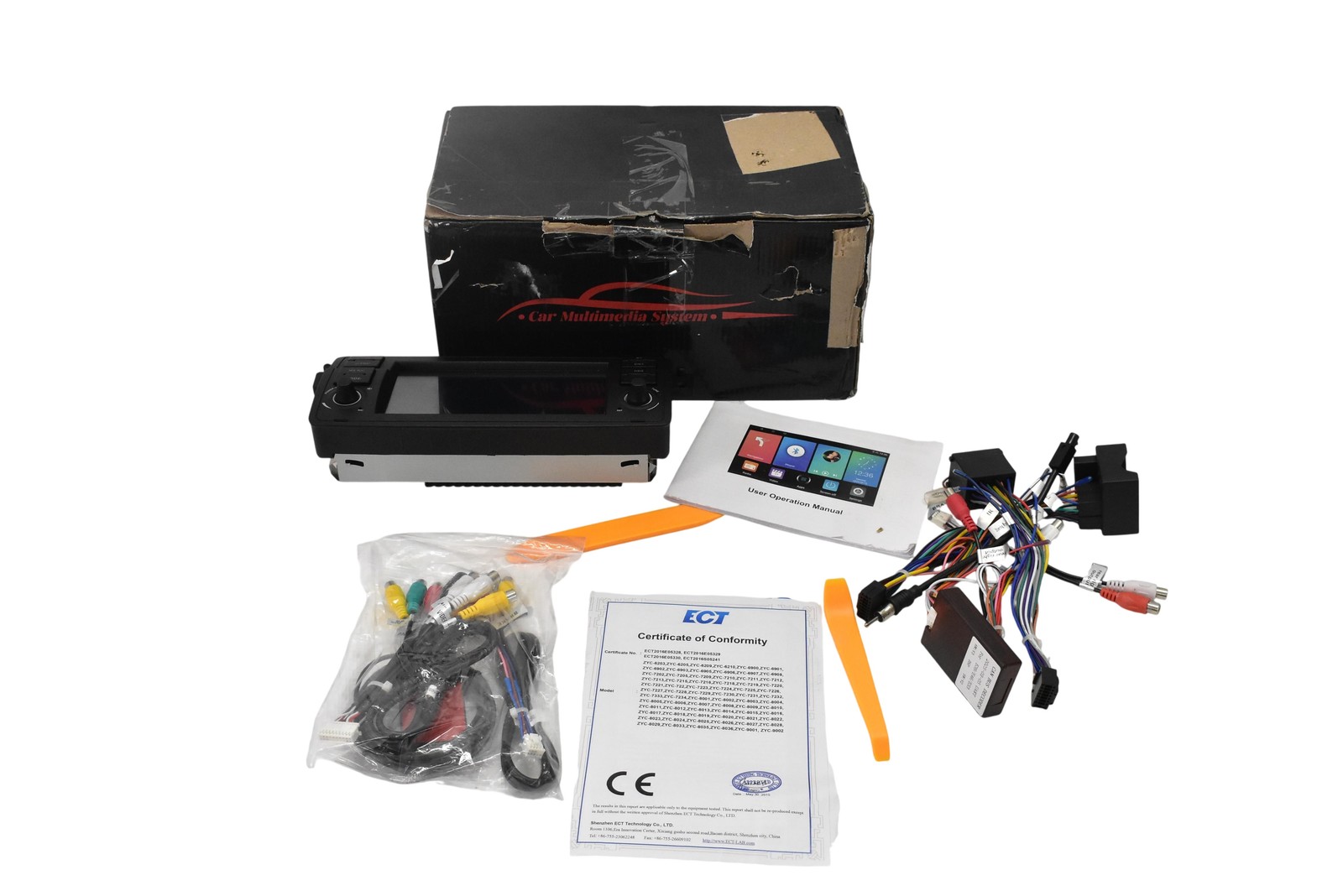 ECT 7in Carplay Multimedia Radio GPS Nav Stereo For BMW 3 Series E46 Head Unit