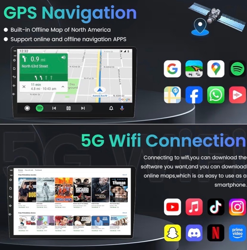 Car Radio for Nissan Sentra 2013-2017 10”inch Android Auto GPS 5GWiFi BT GPS Nav