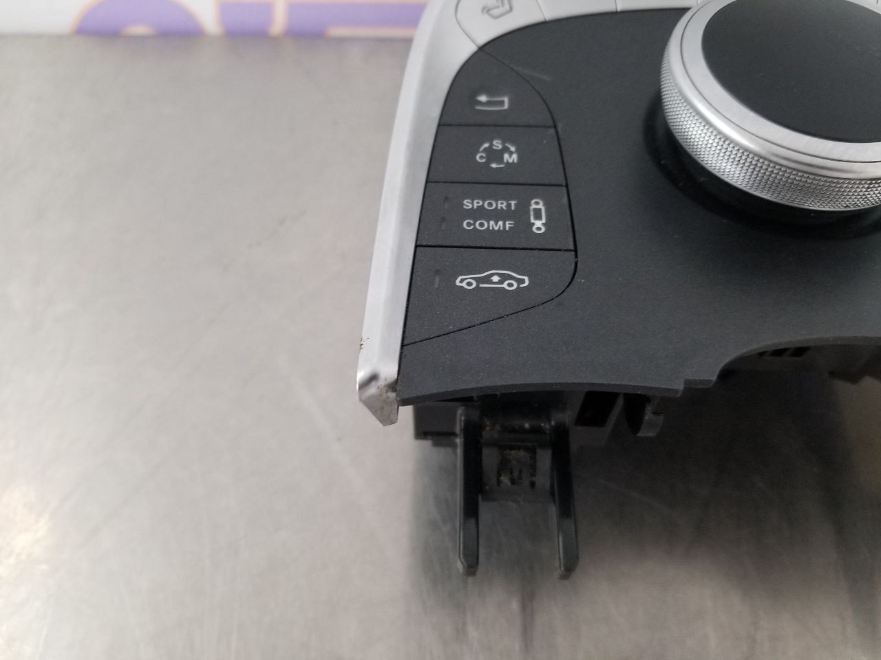 17 2017 MERCEDES-BENZ S63 AMG 222 TYPE CENTER CONTROL KNOB PANEL 2229001504