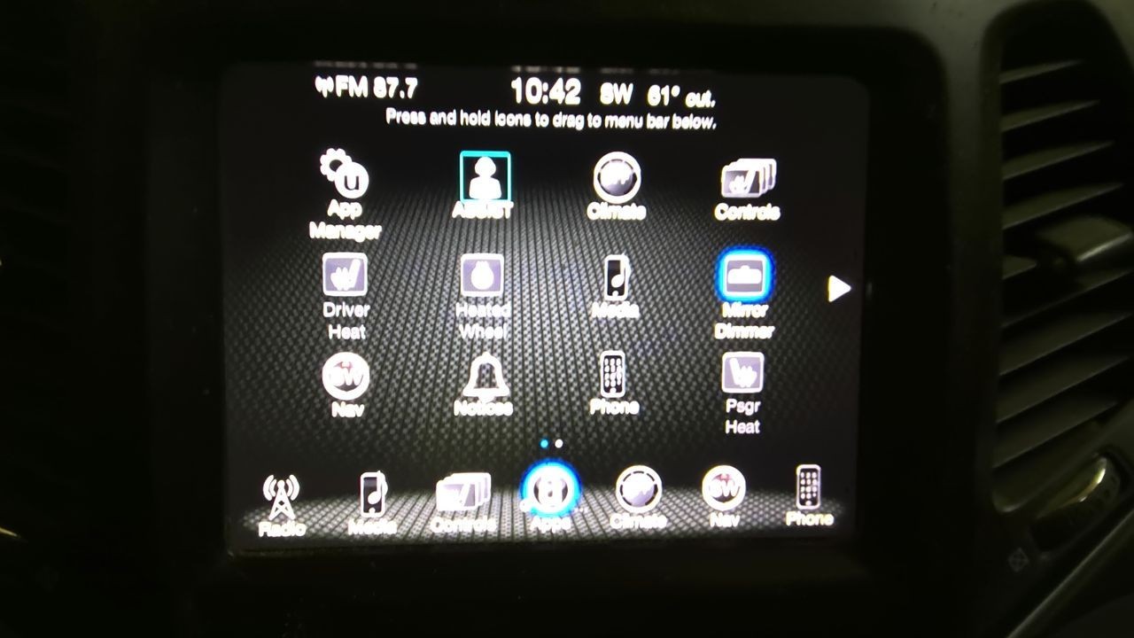 15 Jeep Grand Cherokee Dodge Ram Radio VP4 Navigation Media Center