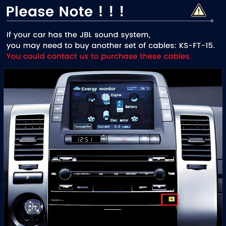 For Toyota Prius 2003-2009 4+64G CarPlay Android15 8Core Car Stereo Radio GPS BT