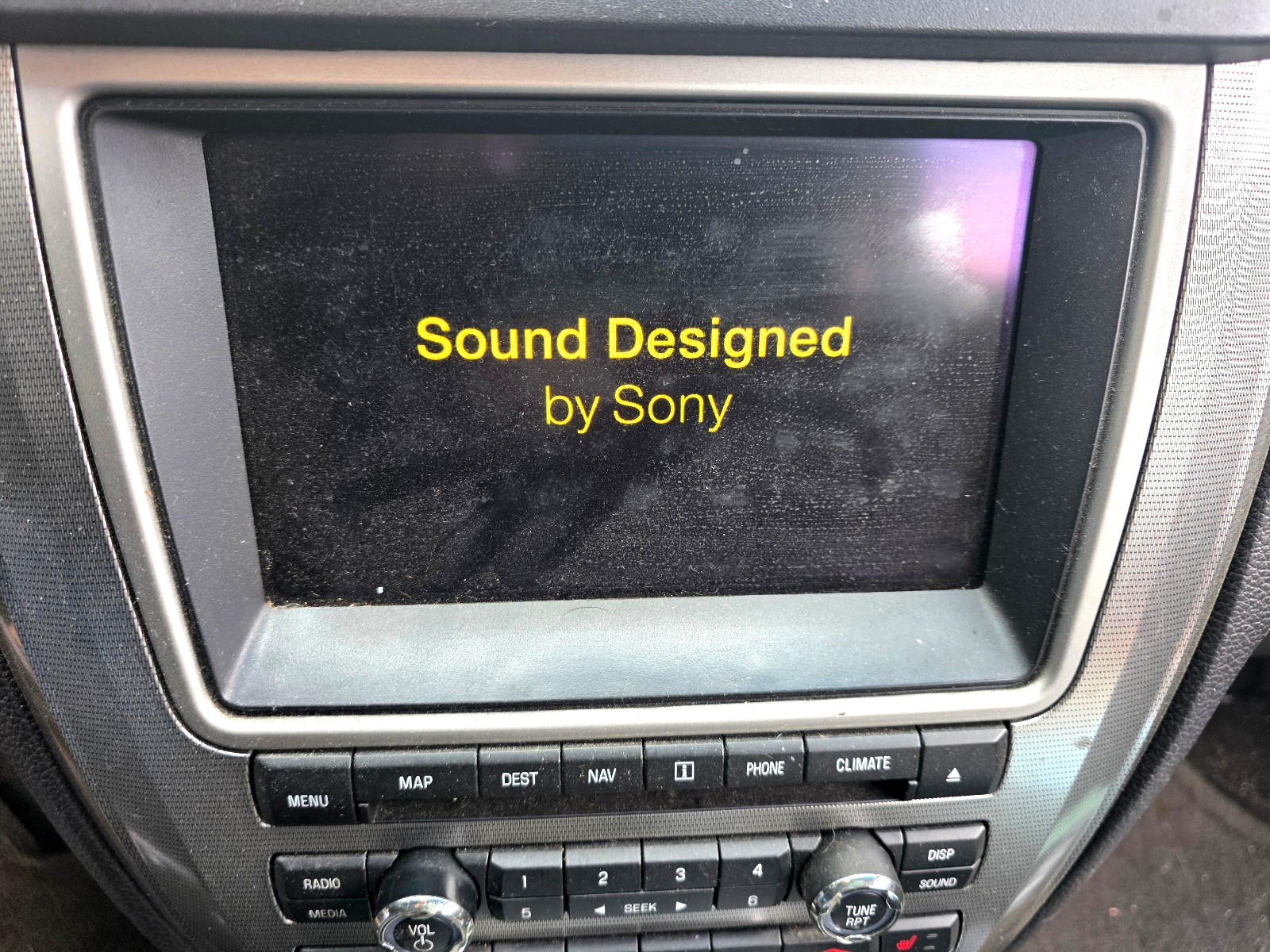 2010-2012 Ford Fusion Hybrid Navigation Display Screen Original Ford Used