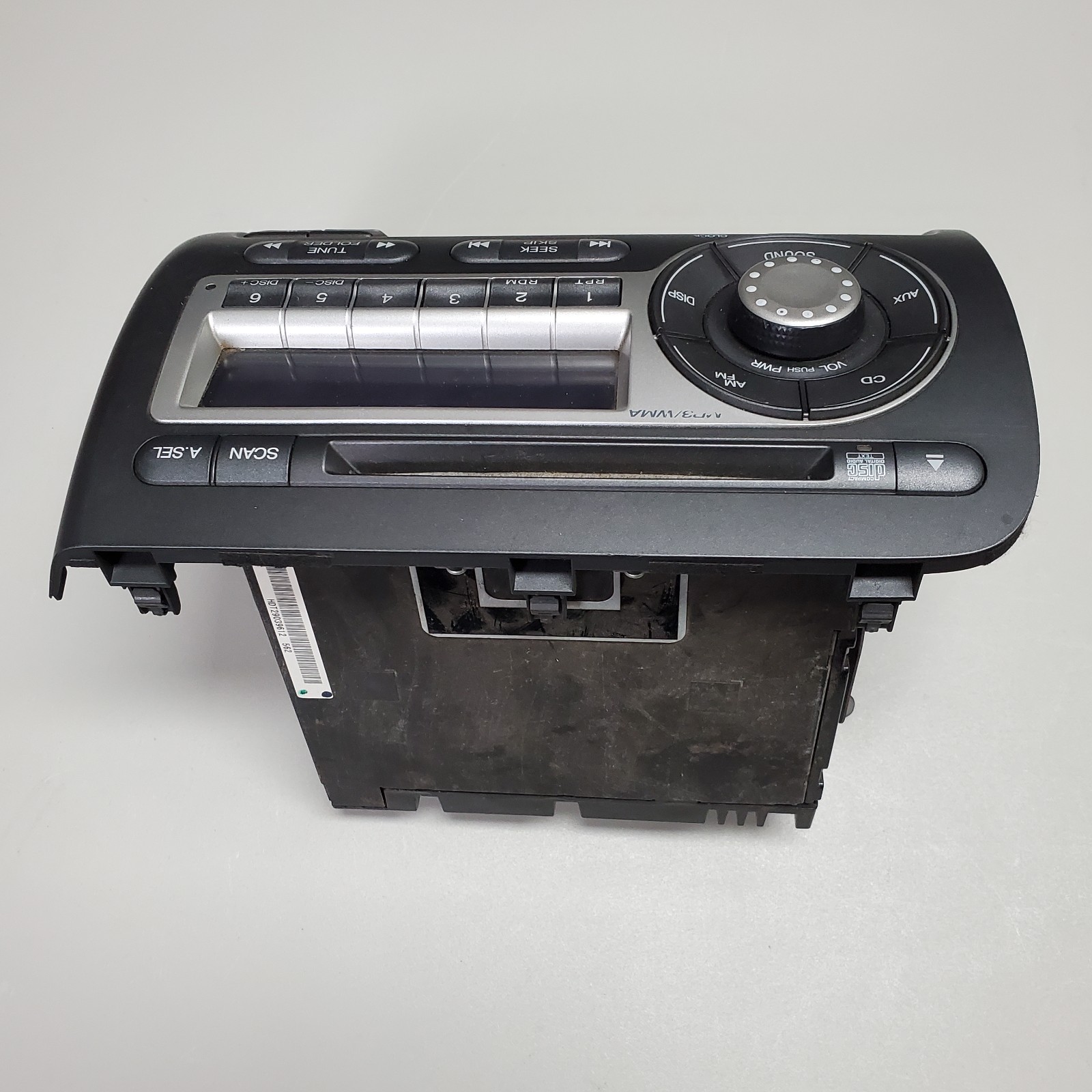 2007-2008 Honda Fit Radio AM-FM-CD Player Assembly OEM Bezel NO CODE UNTESTED