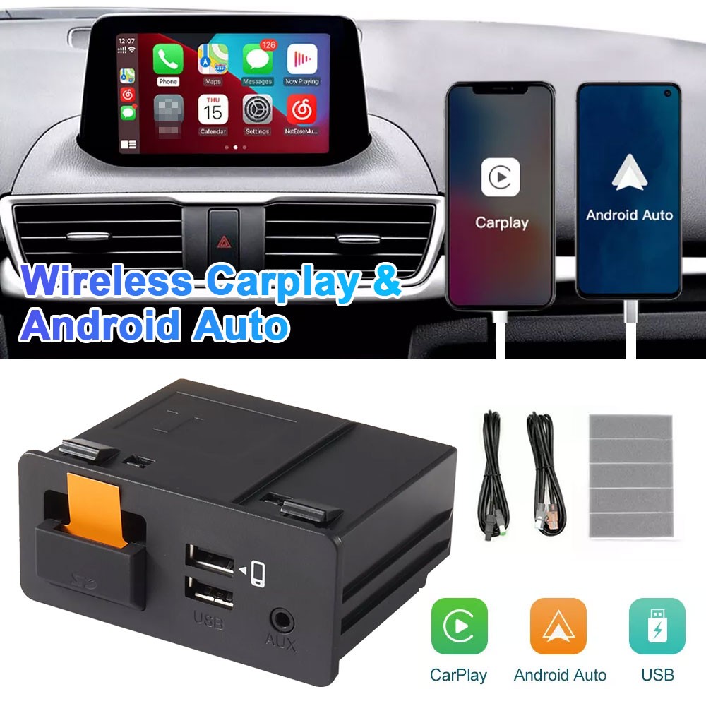 Wireless/Wired Type-C Mazda Android Auto Fit for Mazda 3 Mazda 6 CX3 CX5 CX9 MX5