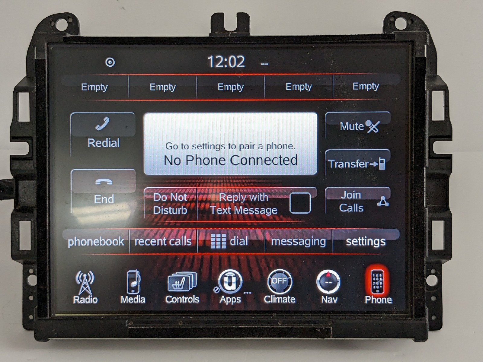 2014 -2017 DODGE DURANGO 8.4″ VP4 RADIO NAVIGATION UCONNECT SCREEN OEM