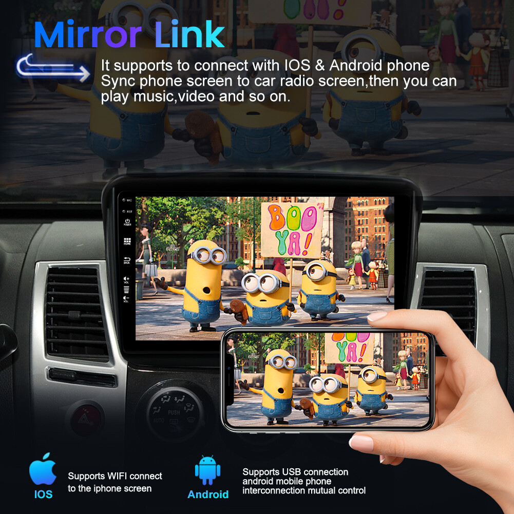 128GB Car Stereo For Mitsubishi Triton ML MN 2006-15 Android 16 GPS Navi CarPlay