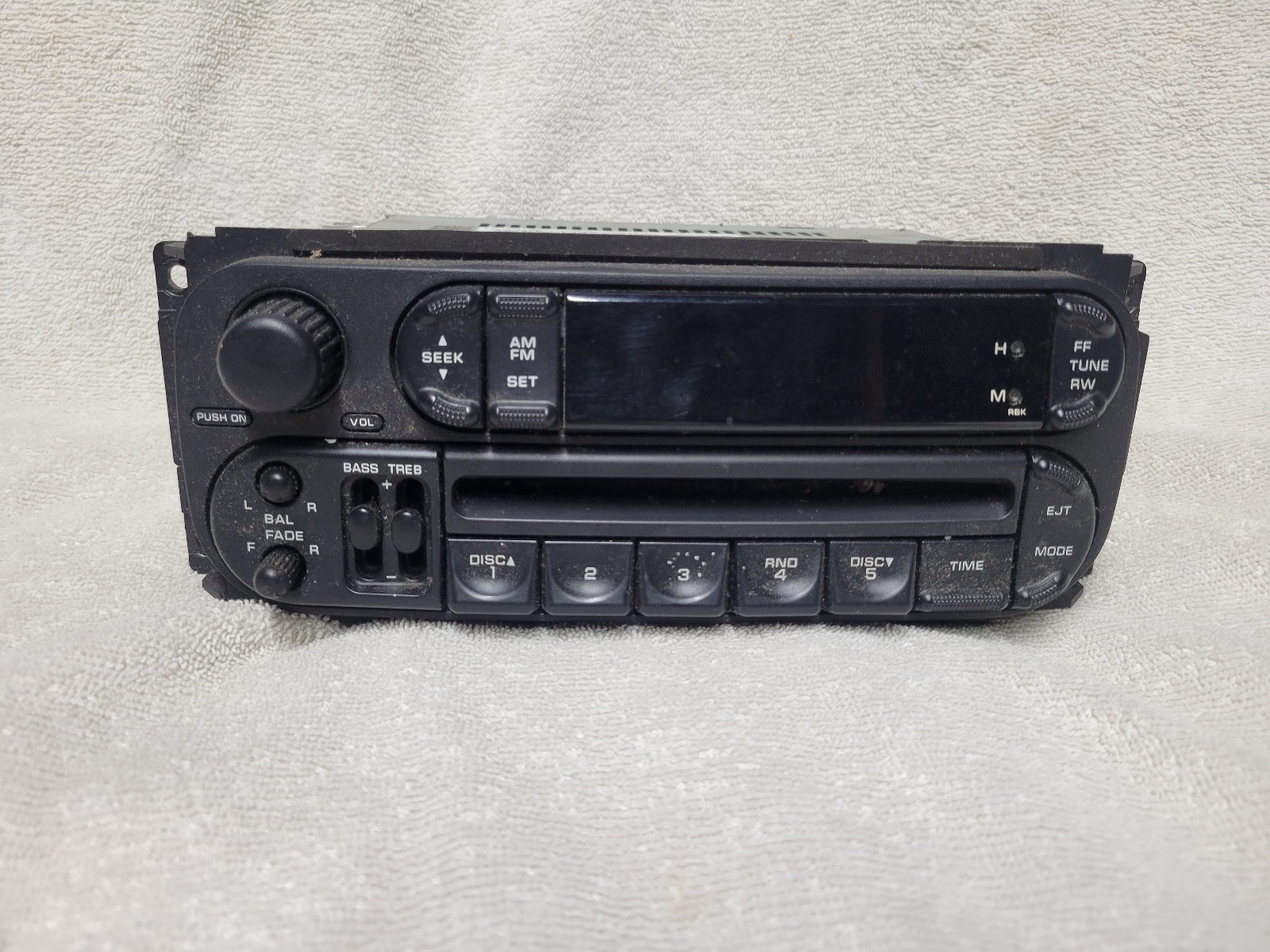 OEM Chrysler Dodge Jeep AM/FM CD Player Radio Receiver | P05064354AJ RBK Tested