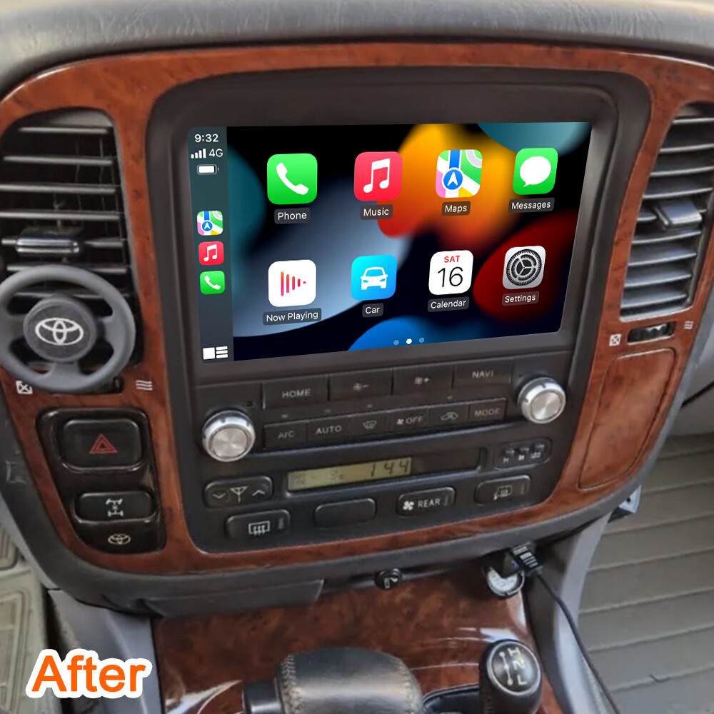 8+128GB For Lexus LX470 and LC100 1998-2002 Car GPS Navi Stereo Carplay Radio BT