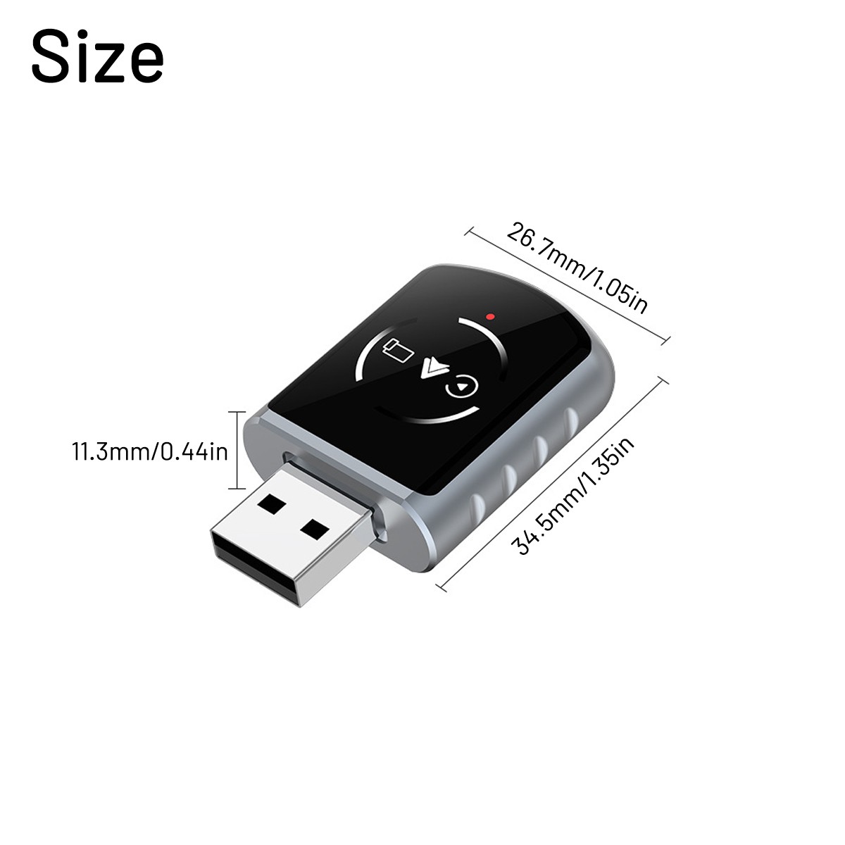 4 in 1 Wireless CarPlay Android Auto Adapter 5GHz WiFi USB & Type-C Plug & Play