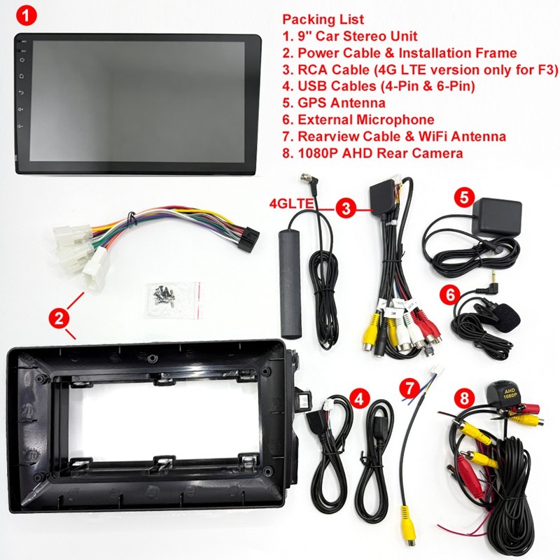 8 Core 64GB Android Stereo for Toyota Auris E150 2006-2012 Car Radio Carplay