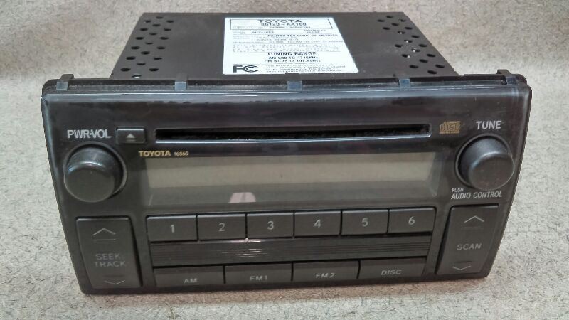 Stereo Radio Receiver 86120AA160 AM FM CD 16860 Fits 05-06 TOYOTA CAMRY OS37