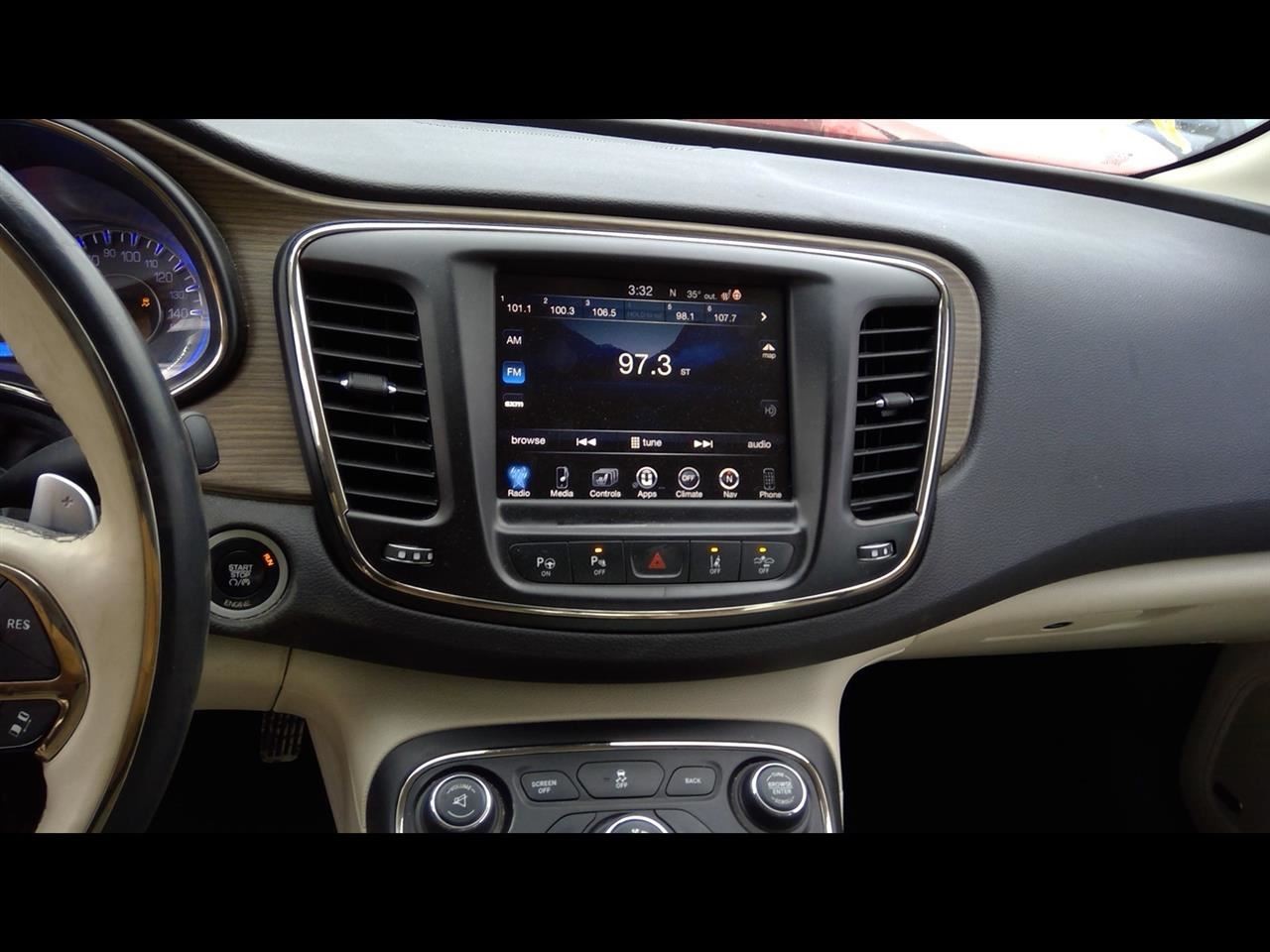 2015 CHRYSLER 200 Audio Equipment Radio Receiver 8.4 Display W Navigation