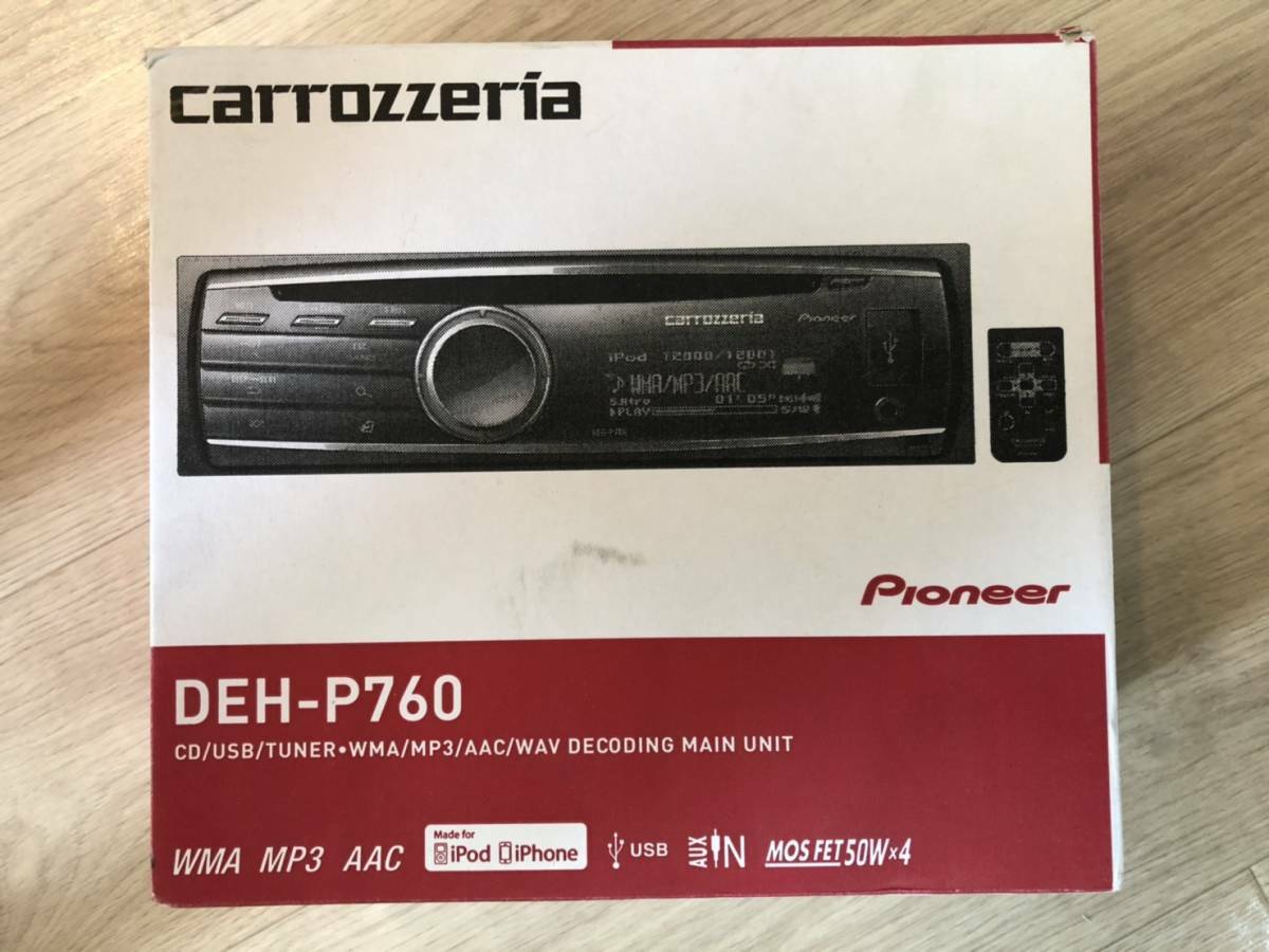 Pioneer Main unit CD / USB / iPod / Tuner · WMA / MP3 /AAC WAV DEH- P760 Japan