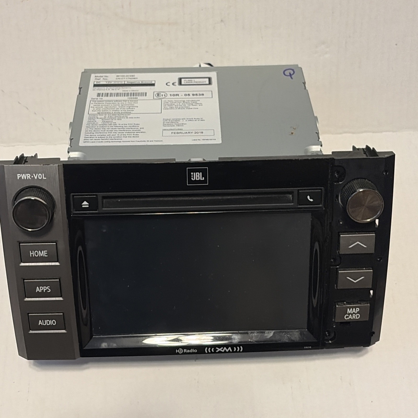 2014-2019 Toyota Tundra OEM JBL Radio Display And Receiver Assembly