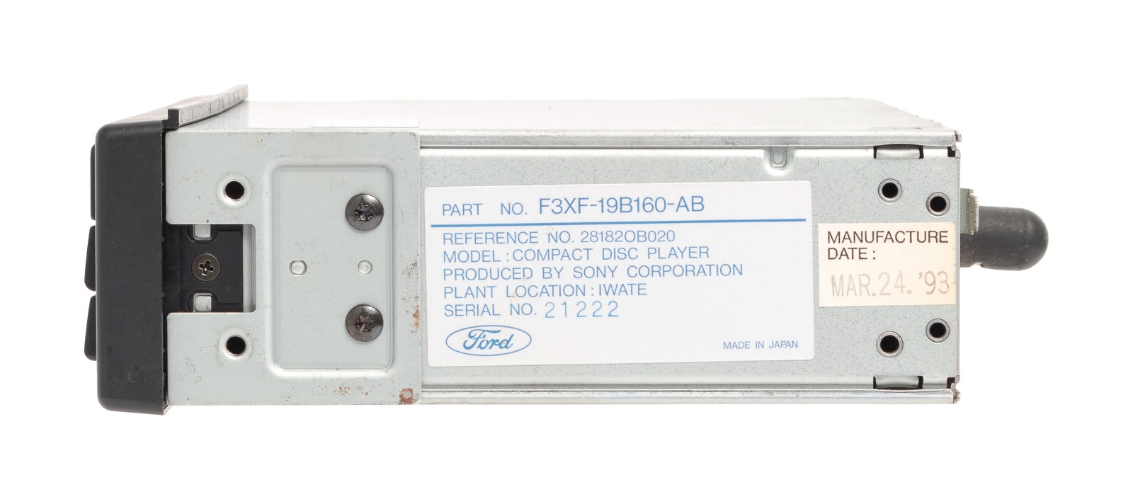 1993-1995 Nissan Quest Mercury Villager Remote CD Player F3XF-19B160-AB
