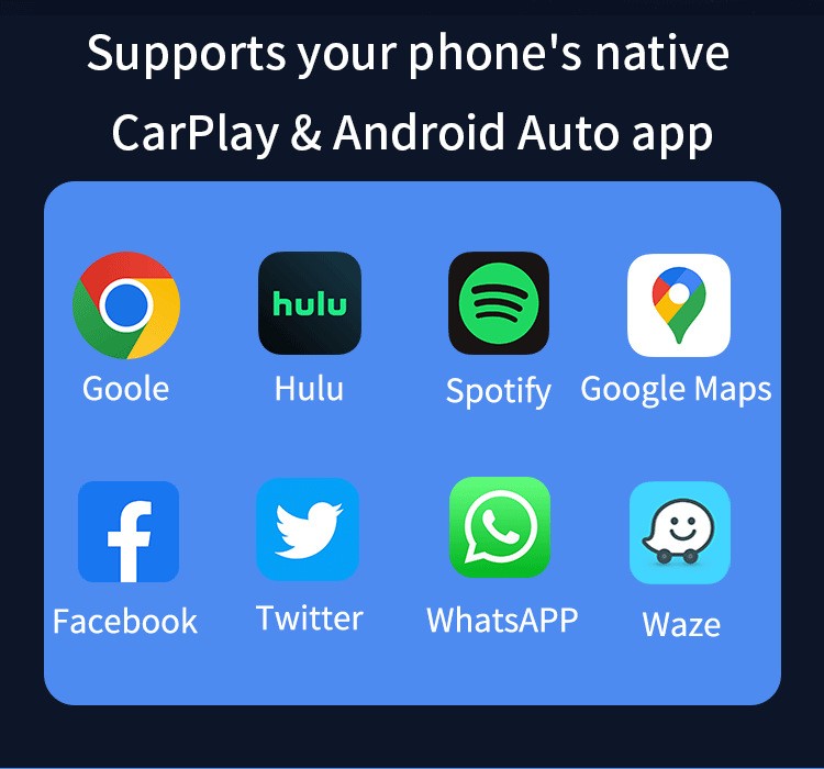 Mini Wireless CarPlay Adapter For Android Auto &Apple USB Car Dongle Connect Box