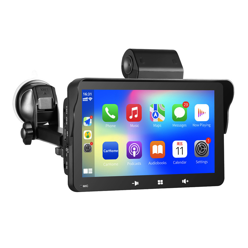 Radio Bluetooth Car Stereo Touch Screen For Apple Carplay DVR MP5 Player FM USB