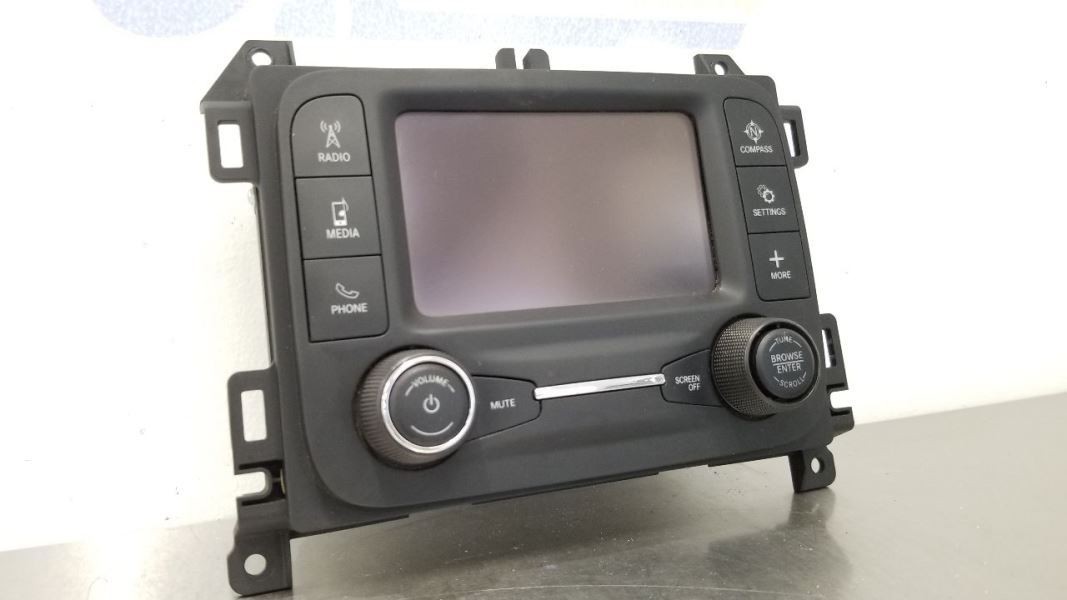 19 JEEP WRANGLER JL JLU RADIO RECEIVER HEAD UNIT 5″ DISPLAY SCREEN 68420234AC