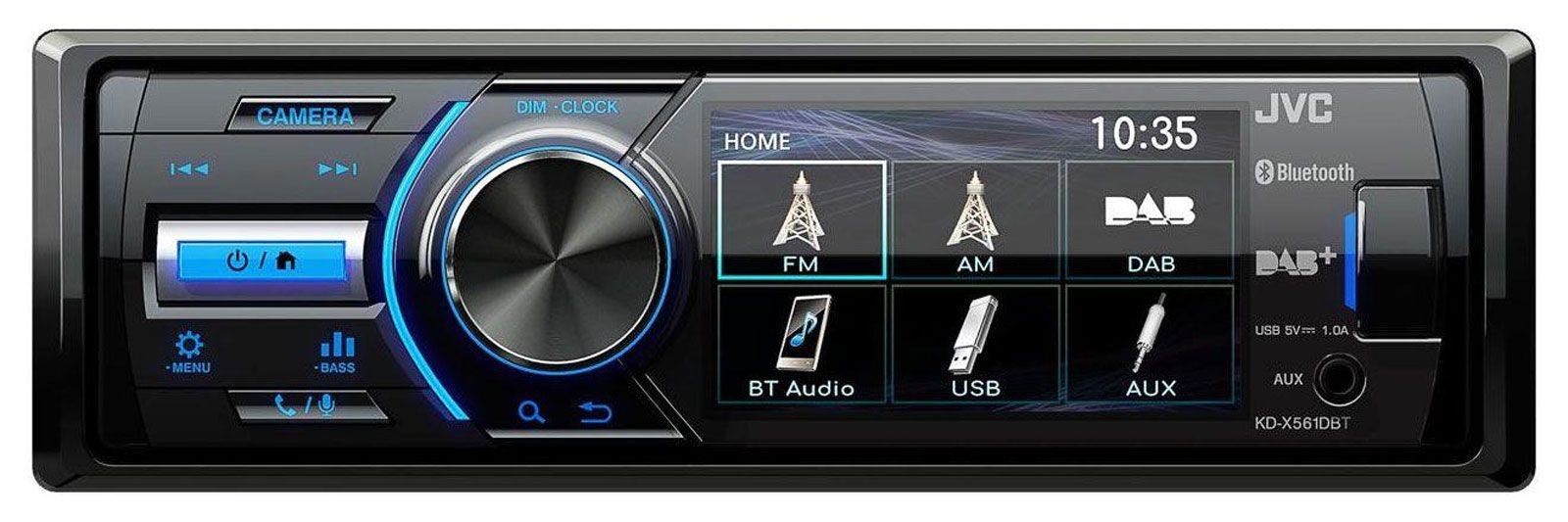 JVC Bluetooth MP3 USB DAB Car Stereo for Seat Mii Skoda CitiGo 2011-2016 Black