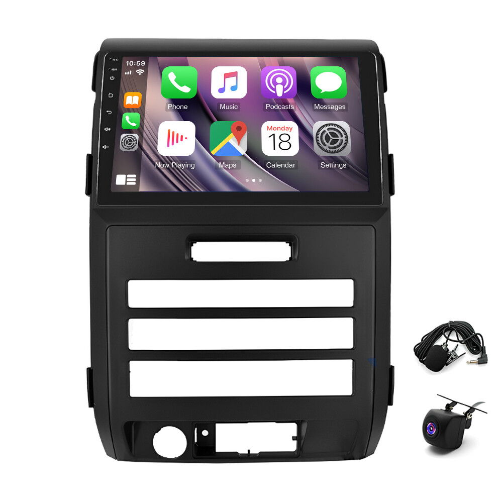 For Ford F150 2009-2014 Fit For Carplay Android 13 Car Stereo Radio GPS BT WiFi