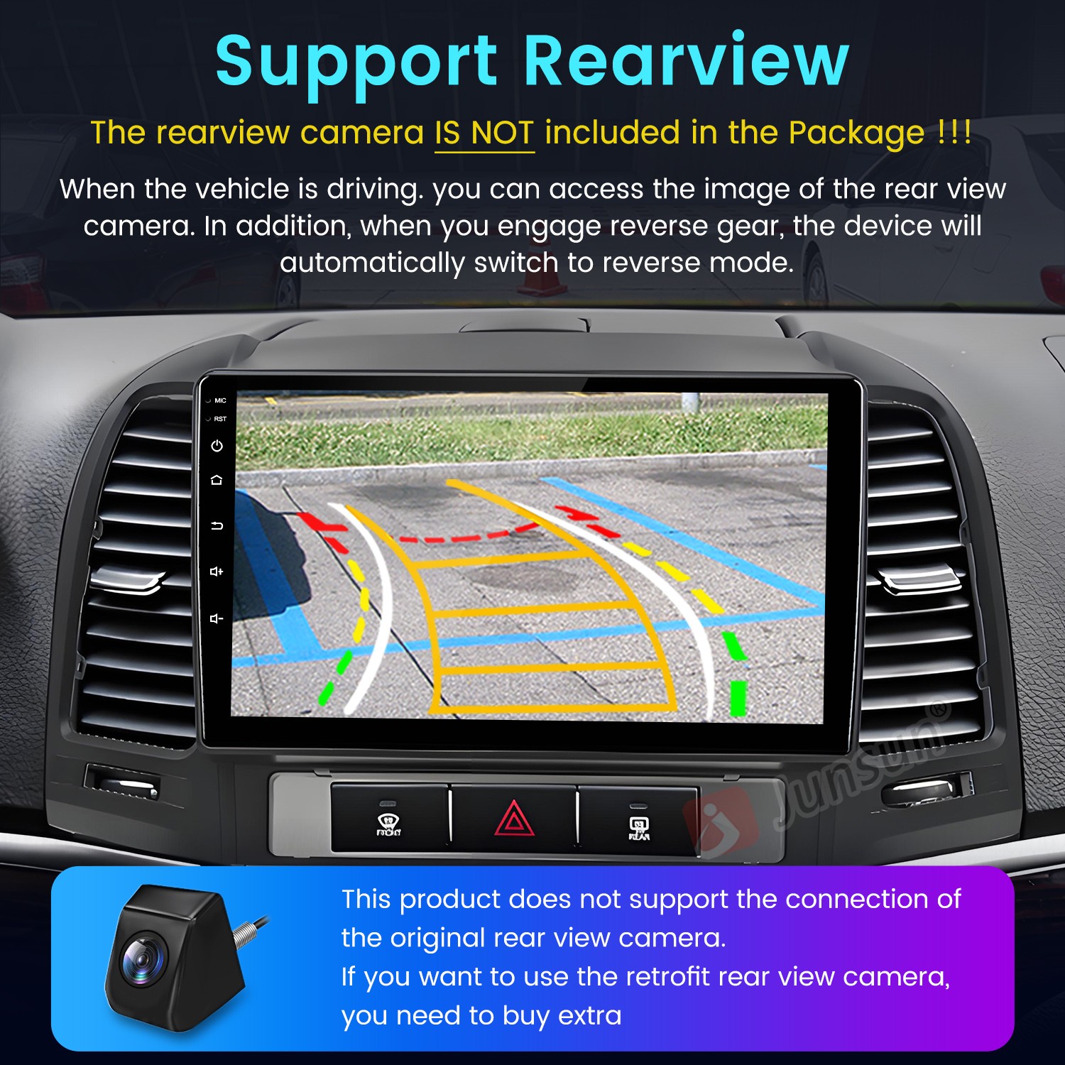 4+64G Carplay Android14 For Hyundai Santa Fe 2 2006-12 Car Stereo Radio GPS Navi
