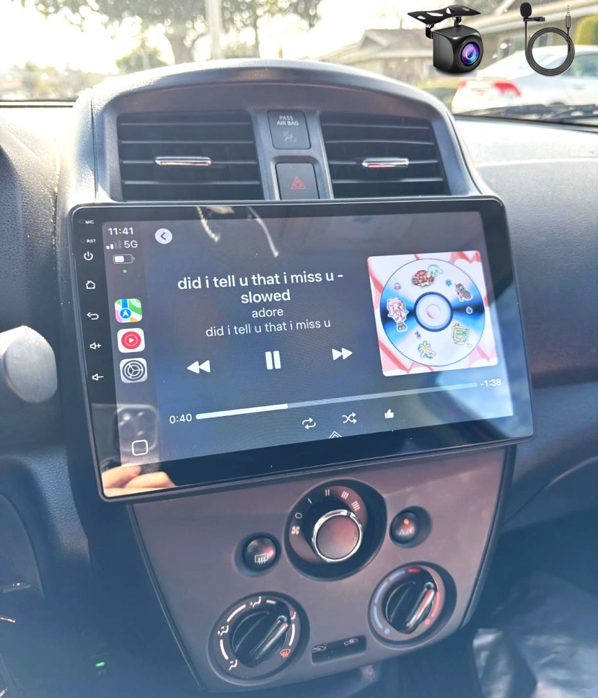 4+64G For 2015-2019 Nissan Versa Sedan Car Stereo Radio Apple Carplay Android 15