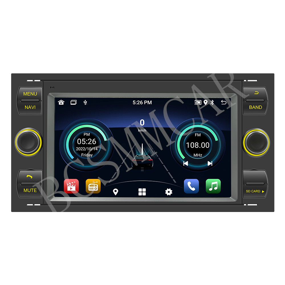 Fit For Ford Transit 2007-2024 Car Radio Stereo 7in Android 12 GPS WIFI Player