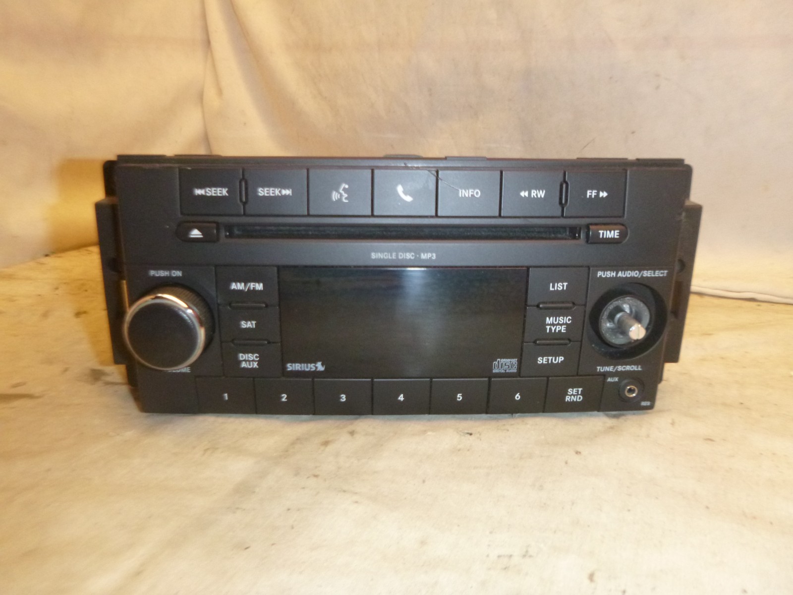 07 08 09 10 Chrysler Dodge Jeep Radio Cd Player RES HIGH SPEED P05091117AC