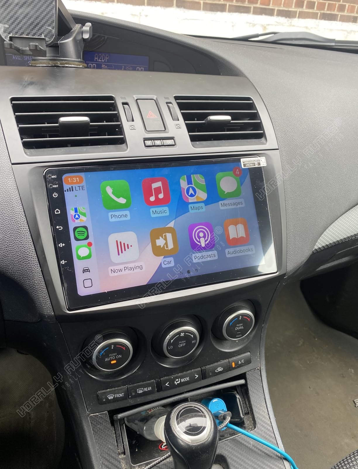 4+64G For 2010-2013 Mazda 3 Android 15 Carplay 8 Core Car Stereo Radio GPS Navi