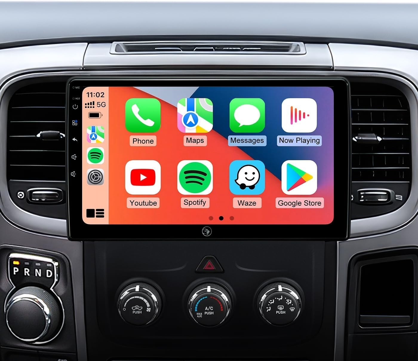 10.2″ Car Radio Stereo for Dodge Ram Pickup 1/2/3500 2013-18 WL HD Tscrn GPS NV