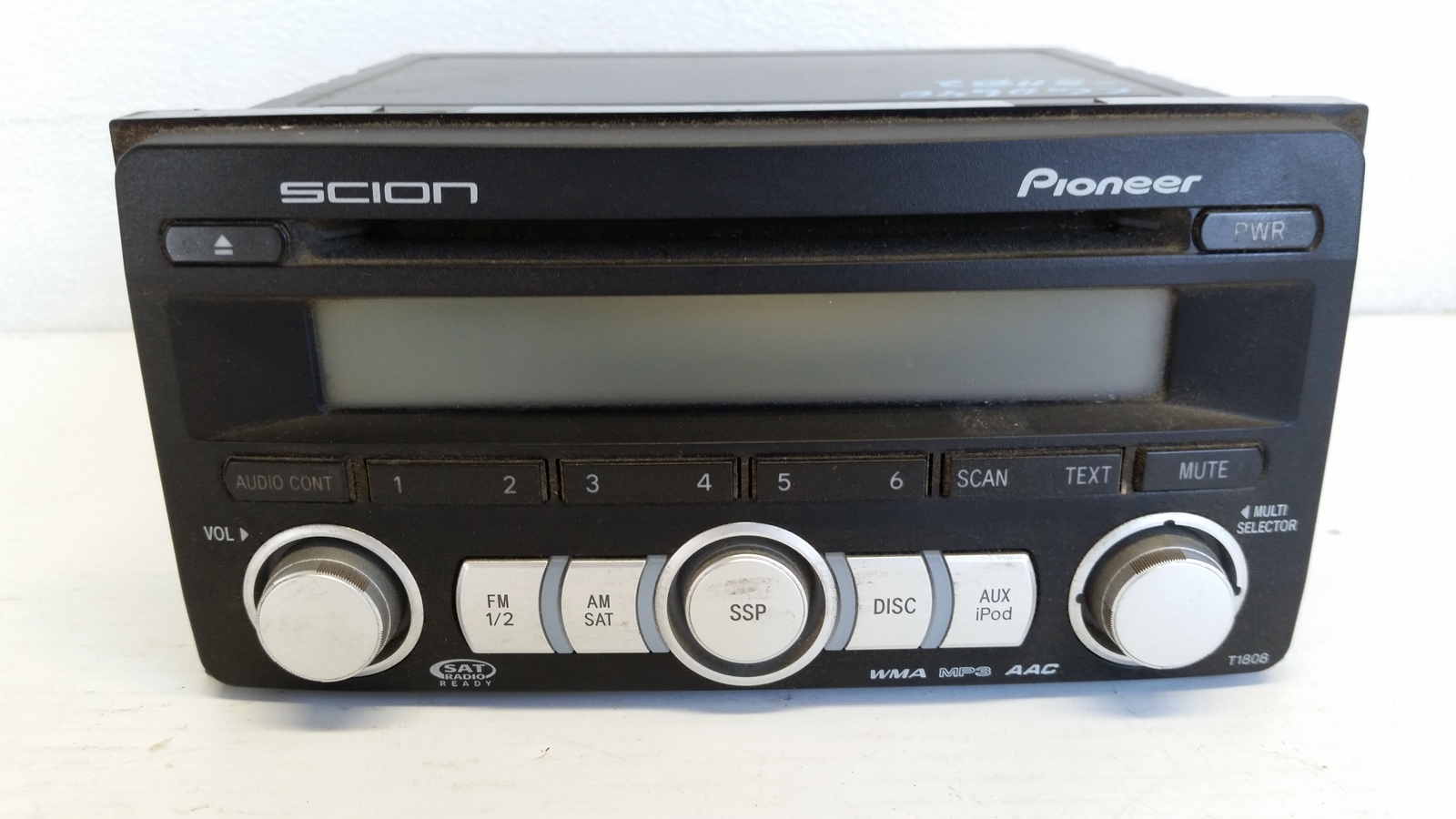 2008 SCION TC RADIO RECEIVER & DISPLAY AM FM CD W/O NAVIGATION ID PT54600080 OEM