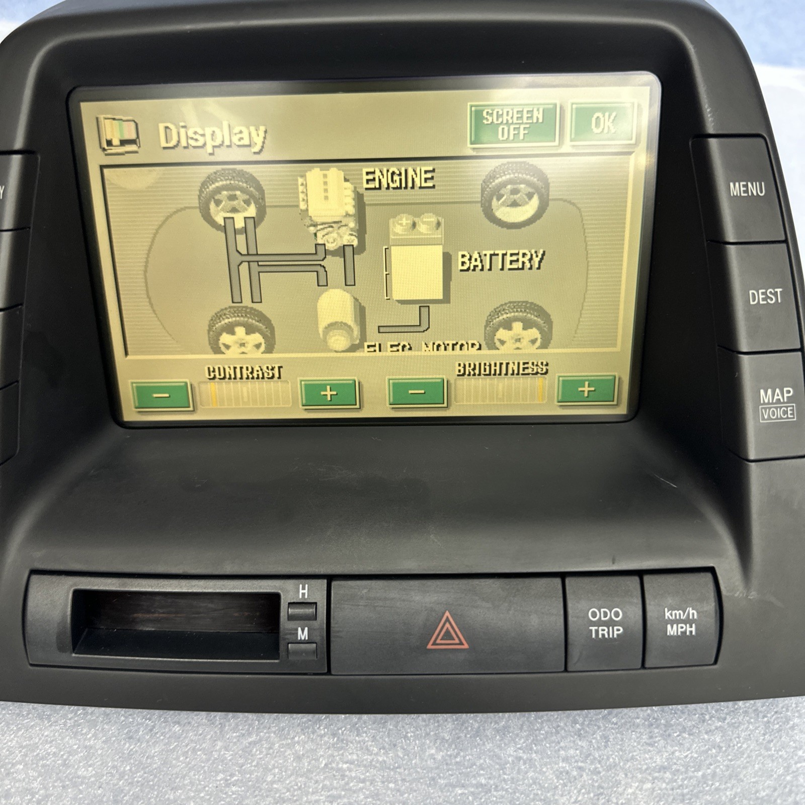 2004-2006 Toyota Prius Navigation GPS Information Display Screen 86110-47071 OEM