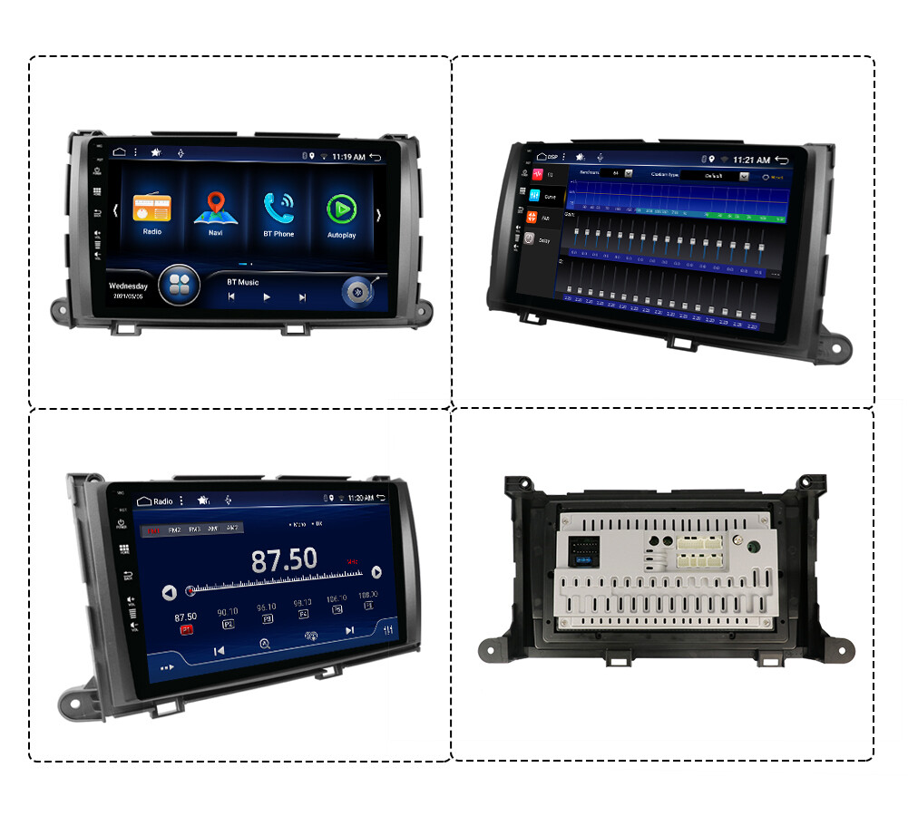 6+128GB Android 16 Car Stereo GPS For 2011-2014 Toyota Sienna CarPlay AM 6+128GB