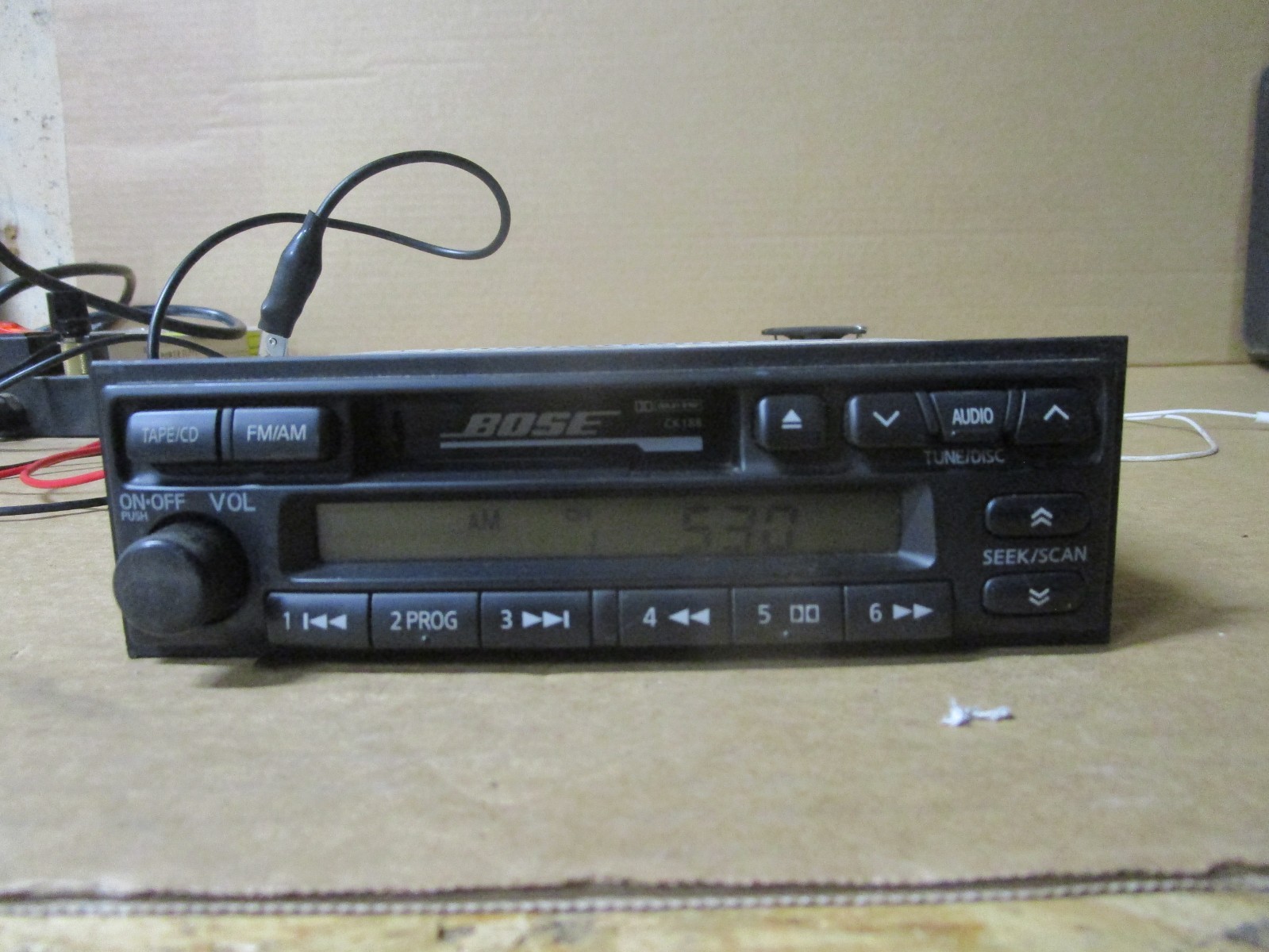 01 Nissan Pathfinder Bose Radio Stereo Cassette Player Receiver AMFM PN-1710n