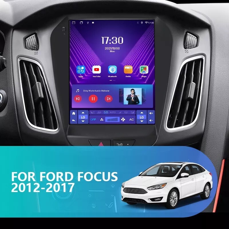 2 DIN 9.7″ RADIO FOR FORD FOCUS MK3 11/17 GPS BLUETOOTH WI-FI USB