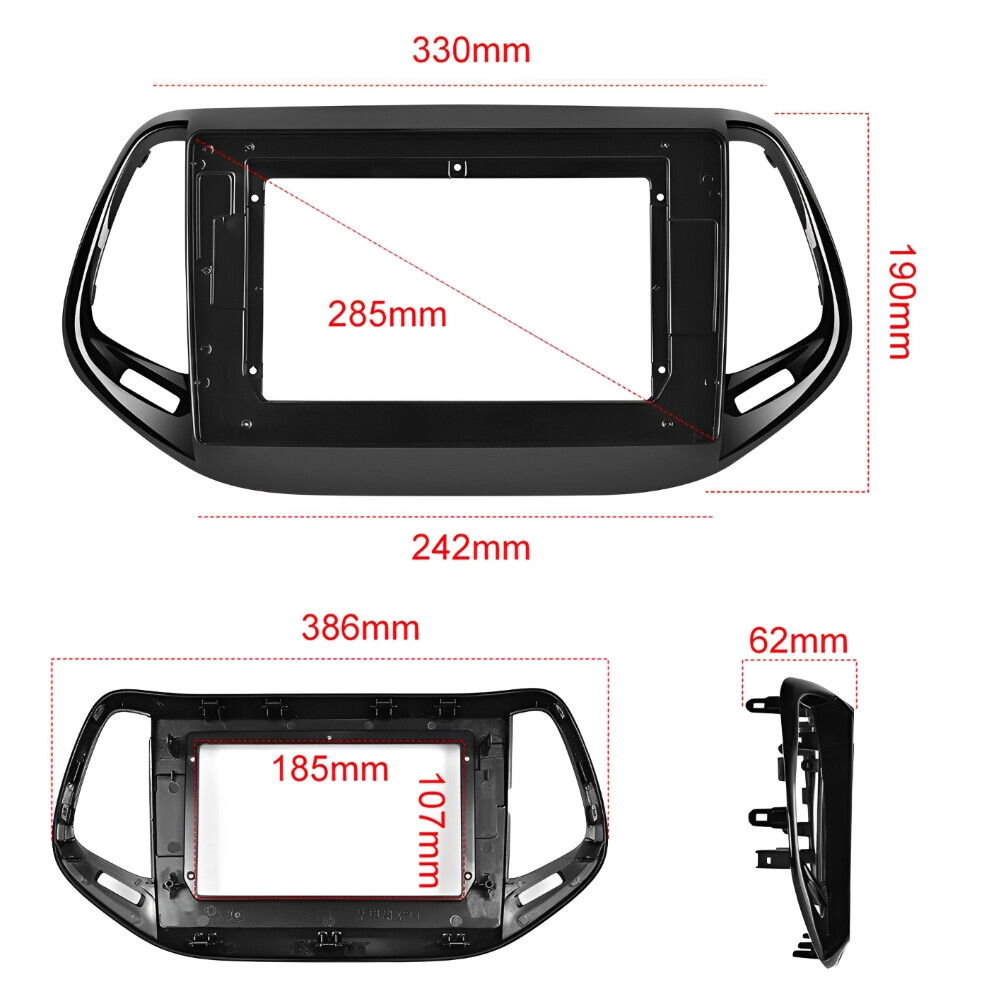 10″ For Jeep Compass 2017-2019 Android 15 Car Stereo Radio CarPlay GPS Navi 32G