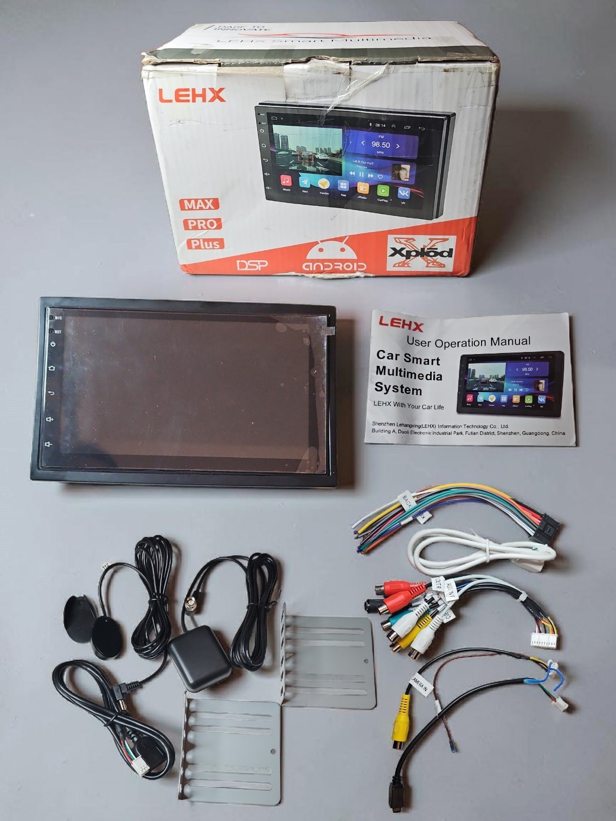 LEHX 7inch Max Pro Pluse Xplod Android Carplay Auto Car Radio Multimedia Stereo