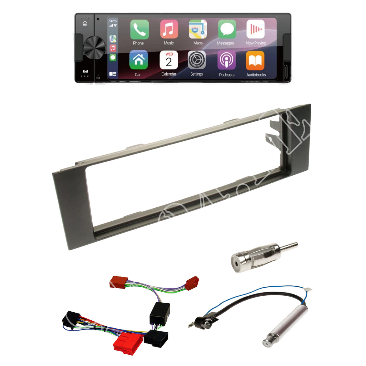 Ampire CPR60 Radio Smartphone DAB + with installation kit for Audi A3 (8P) from 05/2003