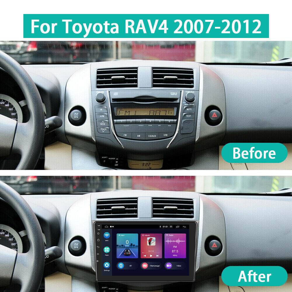 Support JBL System For Toyota Rav4 2007-2012 9inch Android 12 Car Radio Stereo