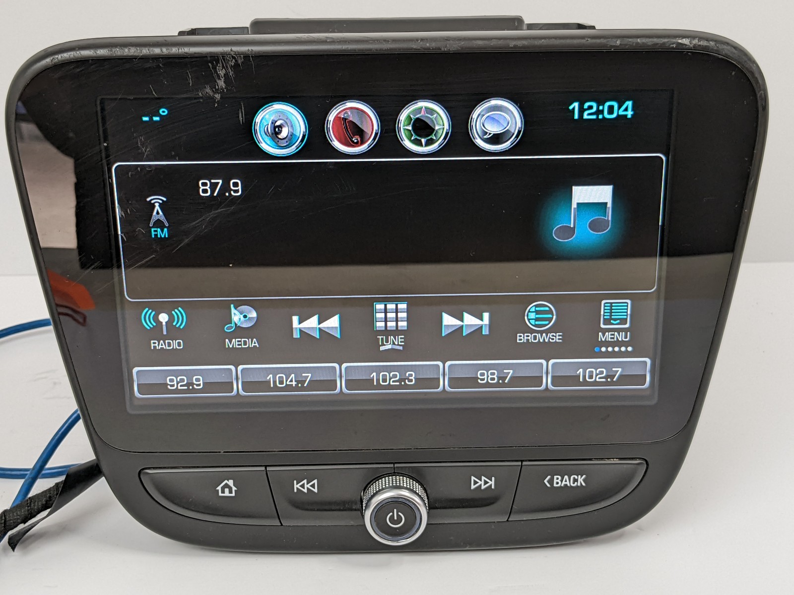 2018 Chevrolet Chevy Equinox Malibu Volt Information Display Screen 84504606 OEM