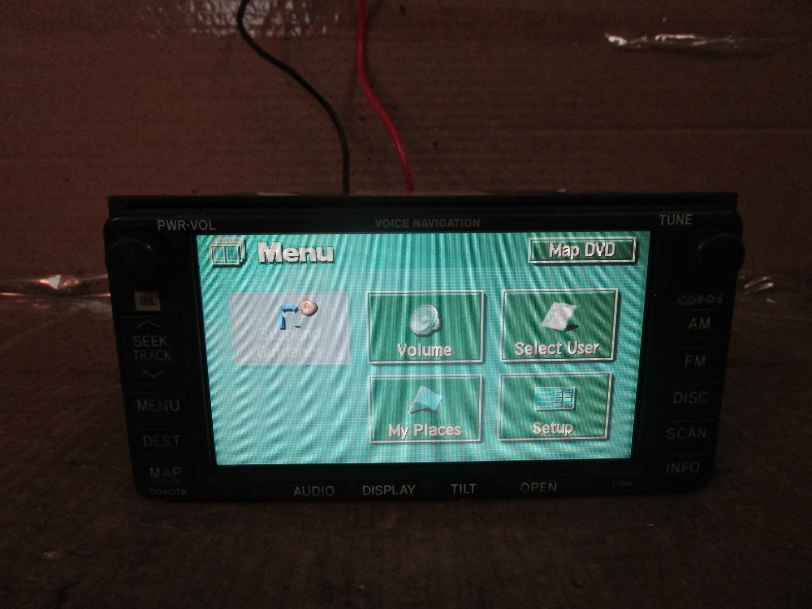 04 05 06 07 Toyota Sequoia Radio Stereo Navigation Display Screen 861200c160