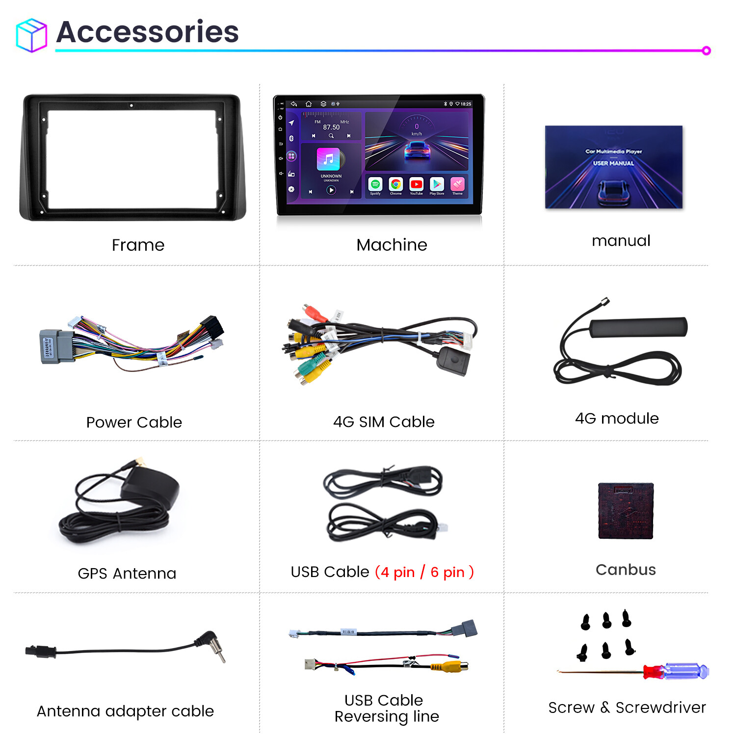 4+64G 9″Android15 For Chrysler Town & Country 11-16 Carplay Car Stereo Radio GPS