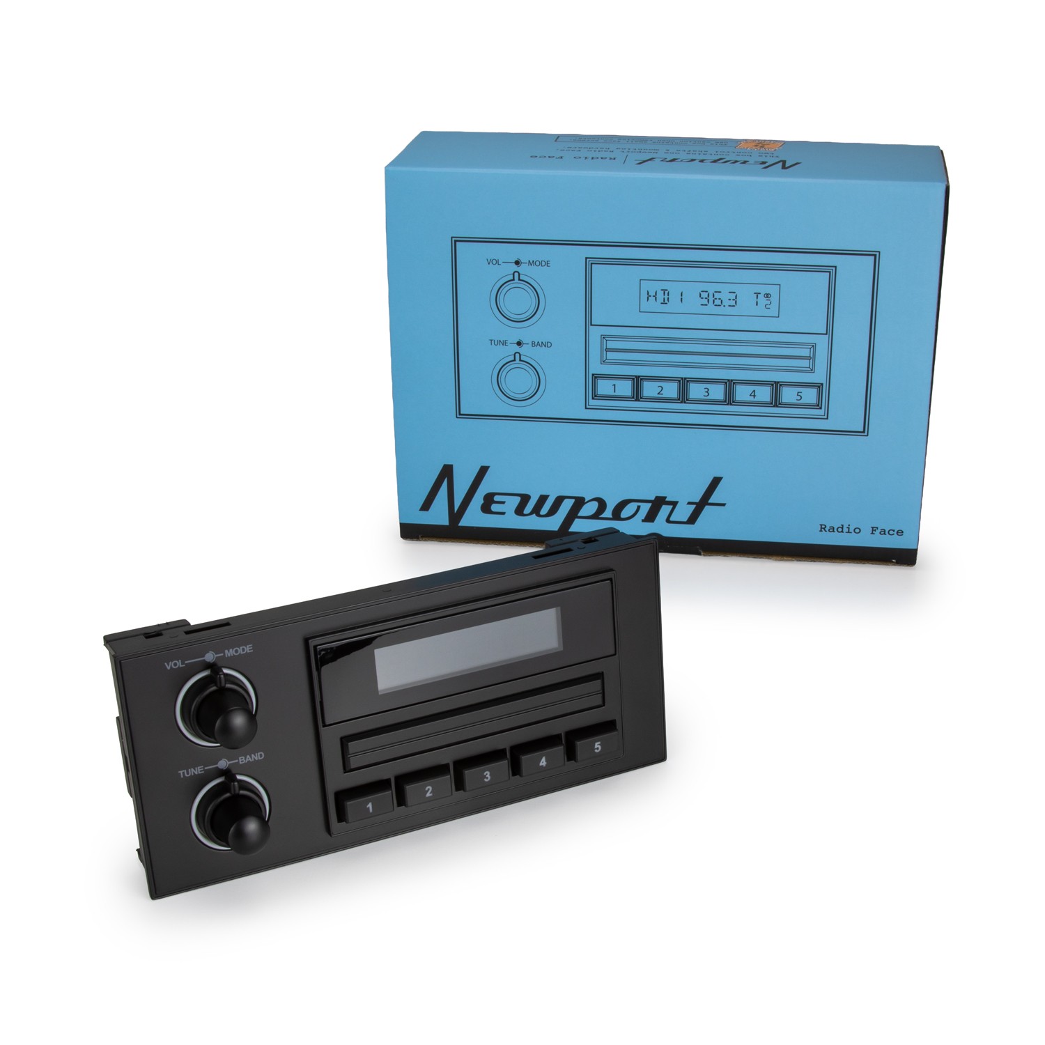 1988-91 Cadillac Seville Newport 1.5 DIN Direct-fit Radio RetroSound Classic Car