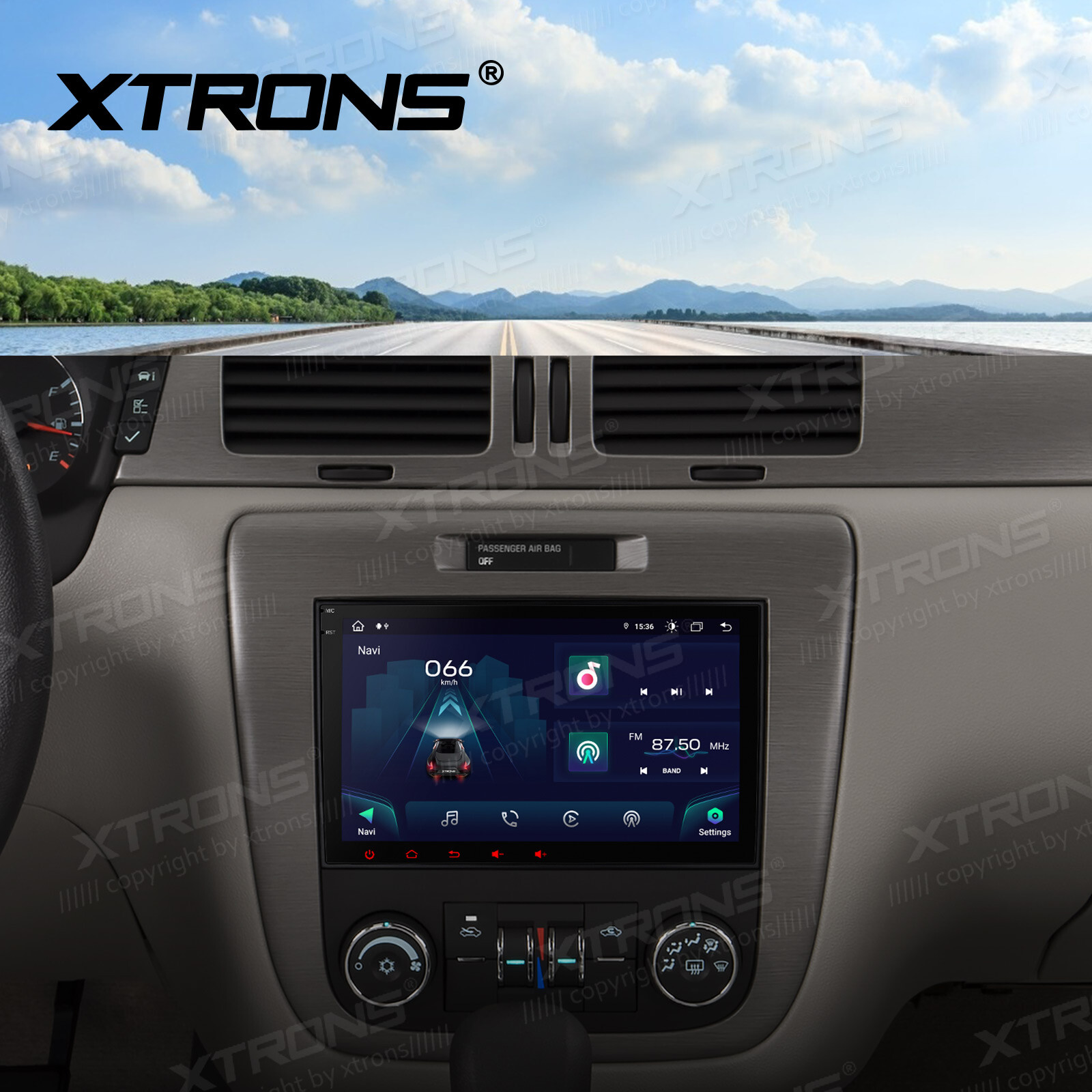 Android 14 8-Core 64GB Car Stereo GPS Radio 4G WIFI For Chevrolet GMC HUMMER H2
