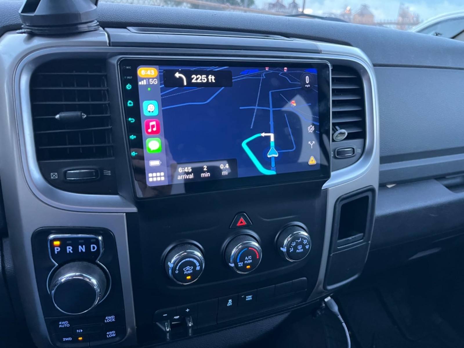 Car Radio Stereo Fit For Carplay For 2013-18 Dodge Ram 1500 2500 3500 Android 13