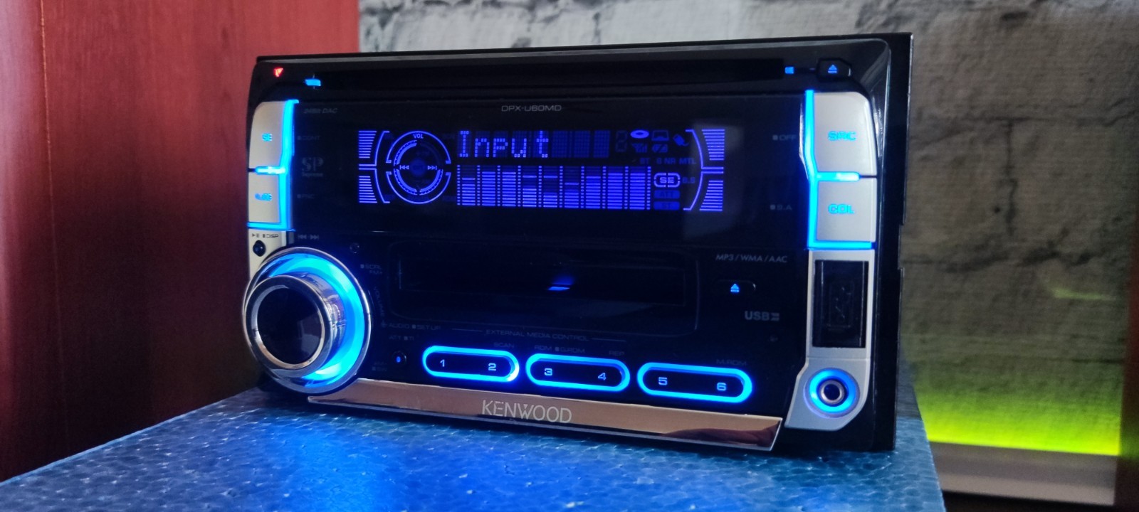 Kenwood DPX-U60MD 2DIN CD MD USB AUX JDM Car Stereo Head Unit Tested