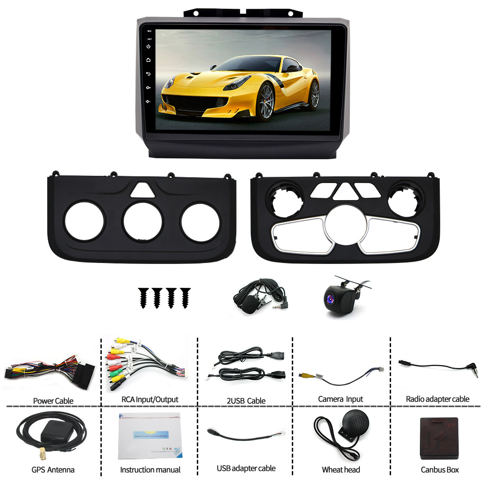 For Dodge RAM 2013-2019 1500 2500 3500 9″ Android Apple Carplay Car Radio Stereo